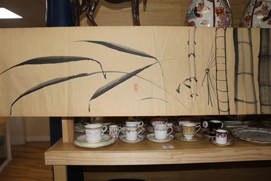 An album of Chinese paintings and a hand scroll